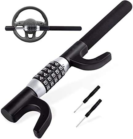 RATO RW-007 Universal Anti-Theft Car Steering Wheel Combination Code Lock | Manufacturer Direct